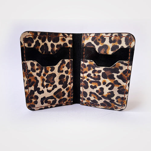 Leopard Card Holder Wallet