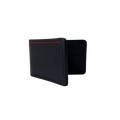 RED LINE BIFOLD  LEATHER WALLET