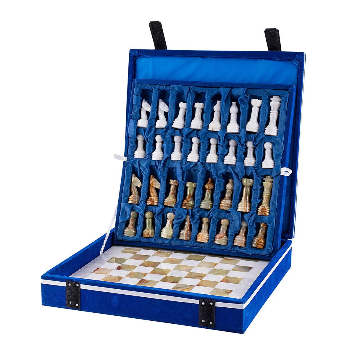 12 Inch – Luxury Marble Chess Board With Chess Pieces