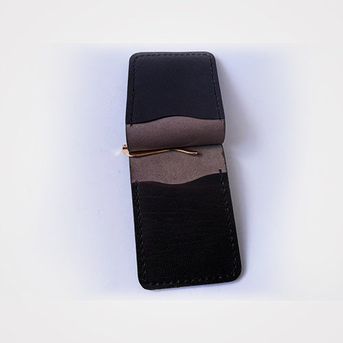 Leather Money Clip Wallet